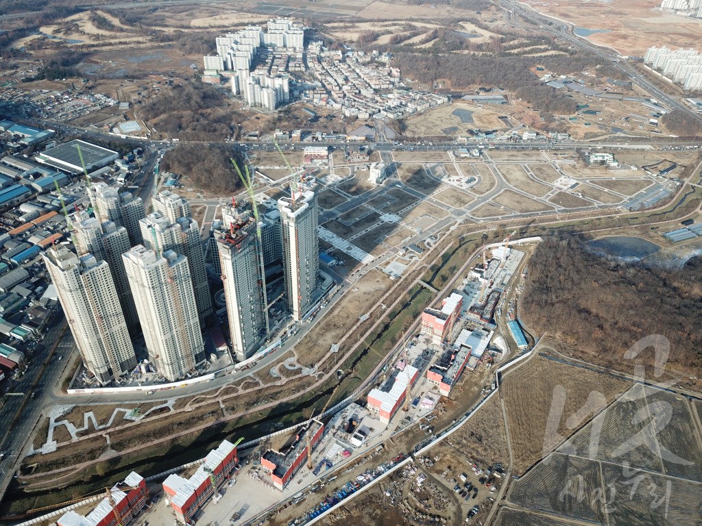 경서3구역 단지조성공사 준공