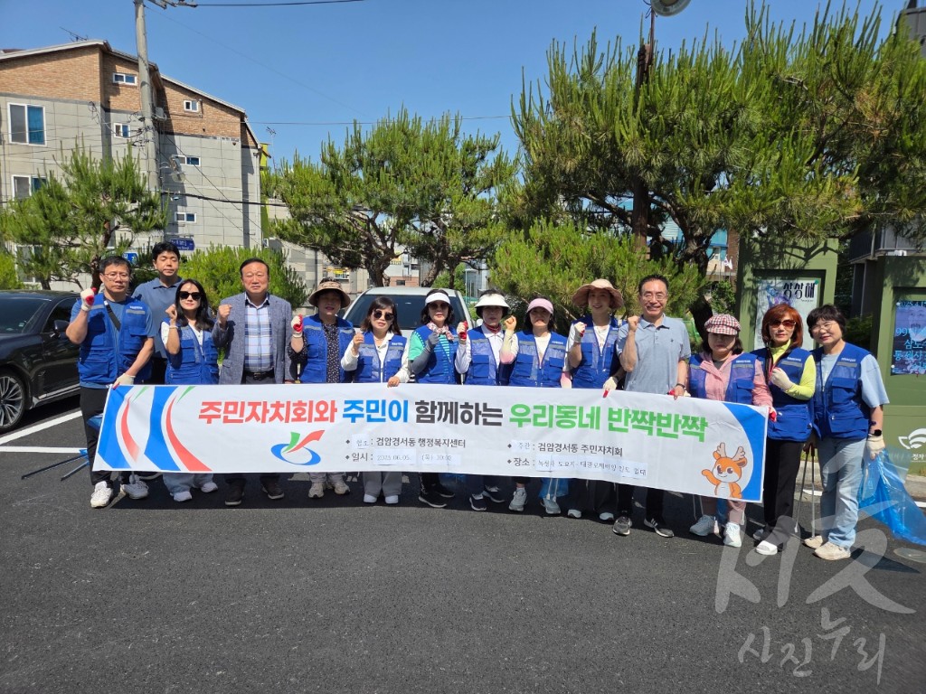 검암경서동 주민자치회, 마을 청소 캠페인