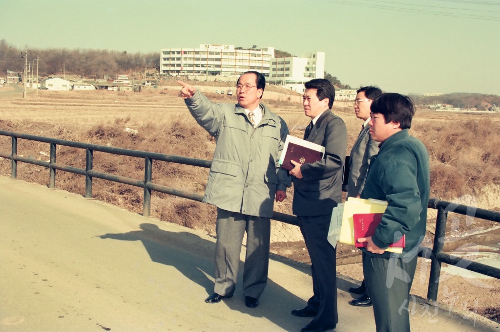 당하동 광명교 확장에 따른 사전점검