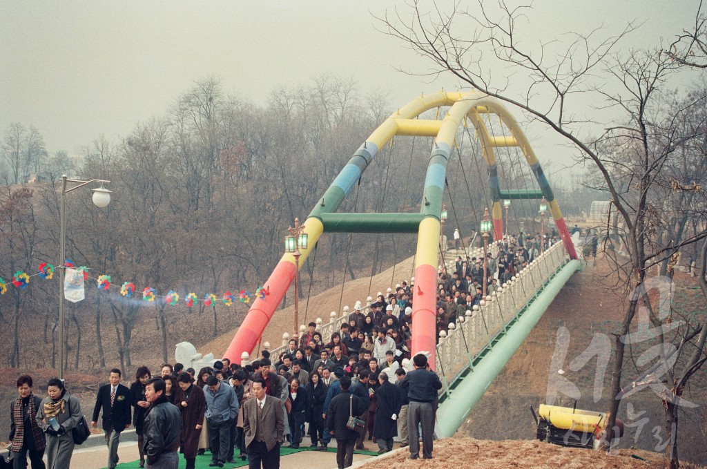 서구 씽씽 썰매장 개장 및 무지개 다리 준공식