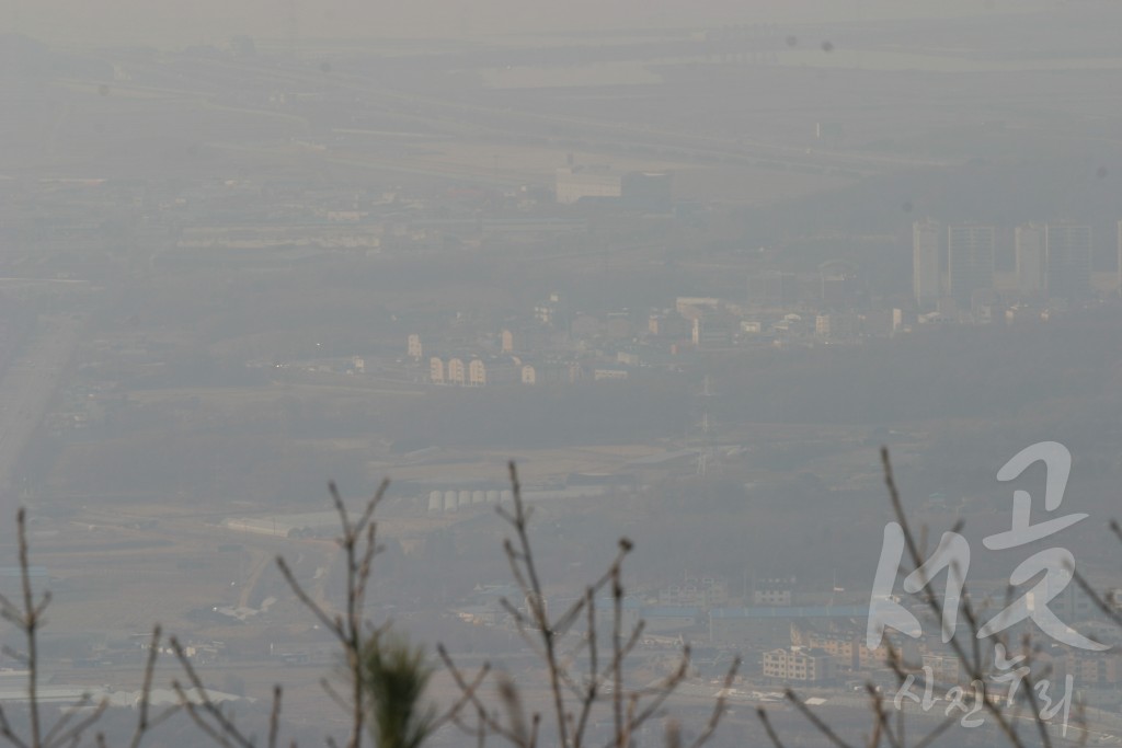 계양산 정상 서구전경