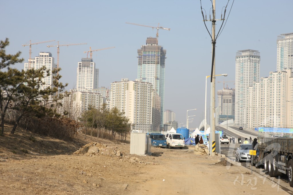 인천청라국제도시 중봉지하차도 개통식